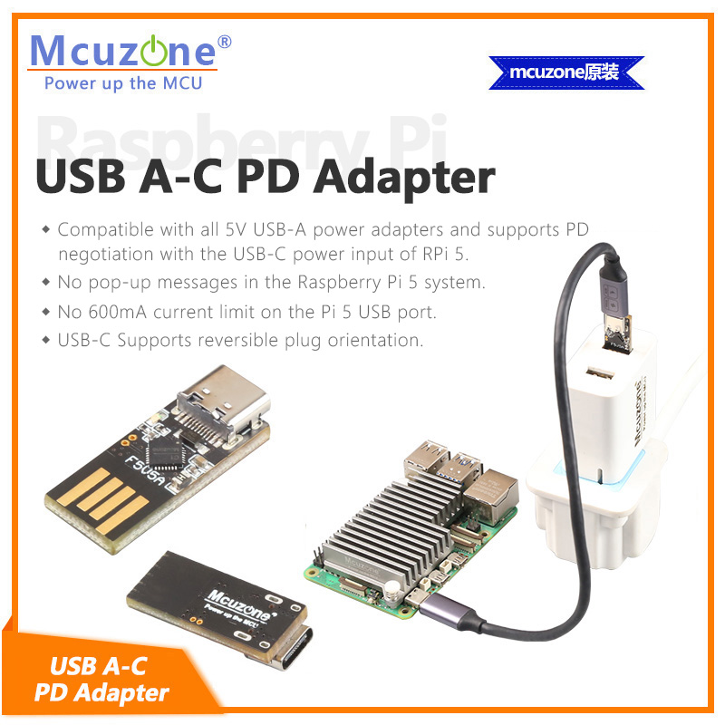Raspberry Pi5 USB A-C PD Adapt - Banana Pi Bpi-M5 recension och pris
