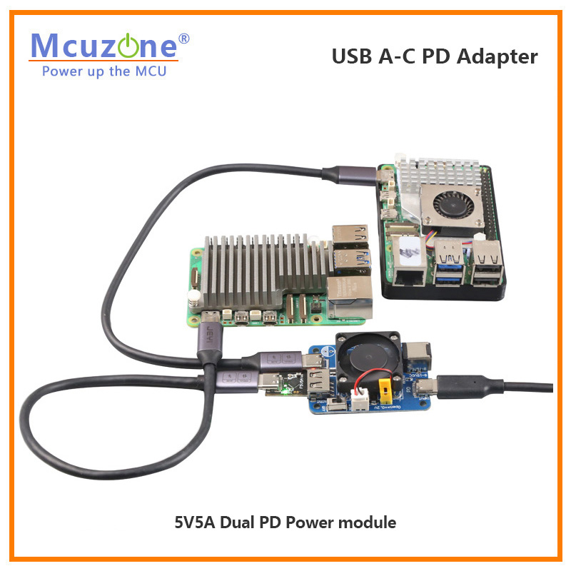 Raspberry Pi5 USB A-C PD Adapt - Banana Pi Bpi-M5 recension och pris