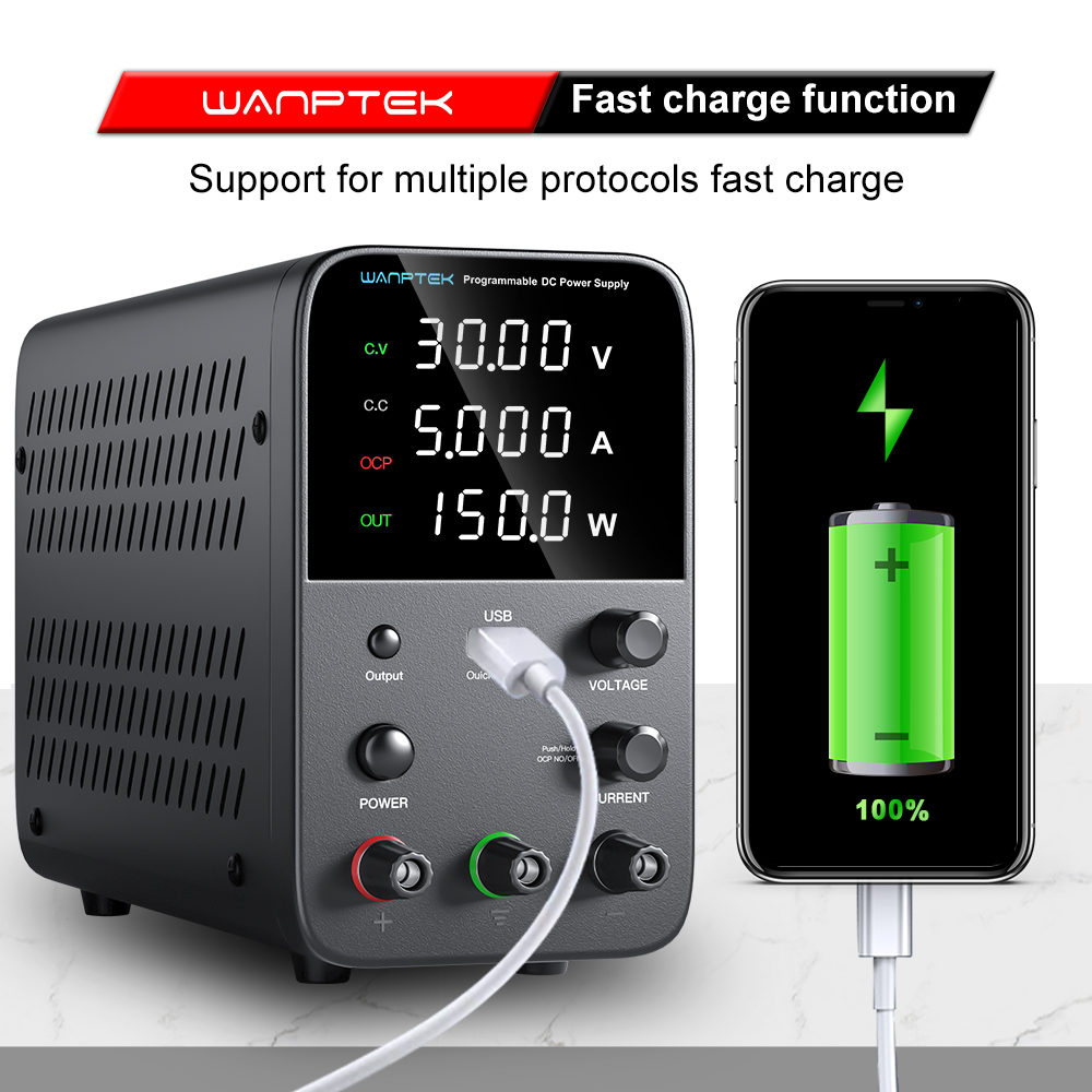 Wanptek Laboratory Power Suppl - Programmable Dc Power Supply 60V 5A recension och pris