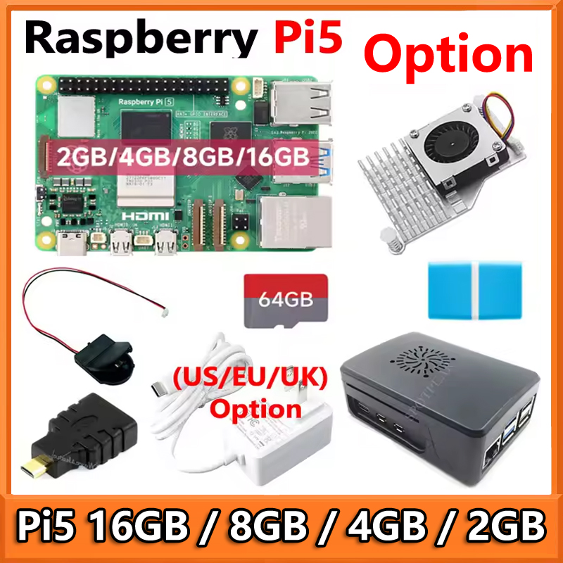 Raspberry Pi 5 16GB /8GB/4GB/2 - Raspberry Pi 5 8Gb Kit recension och pris