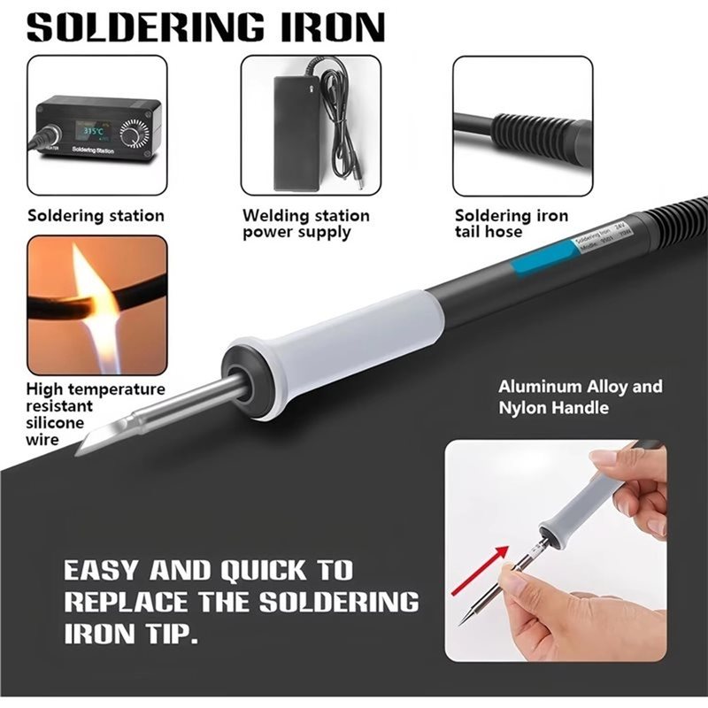 B03C-T12 Digital Soldering Sta - Soldering Station T12 Oled recension och pris