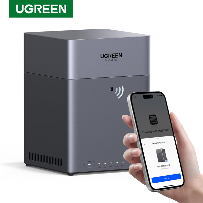 UGREEN NAS DH4300 Plus 4 Bay D - Khadas Vim4 8Gb recension och pris